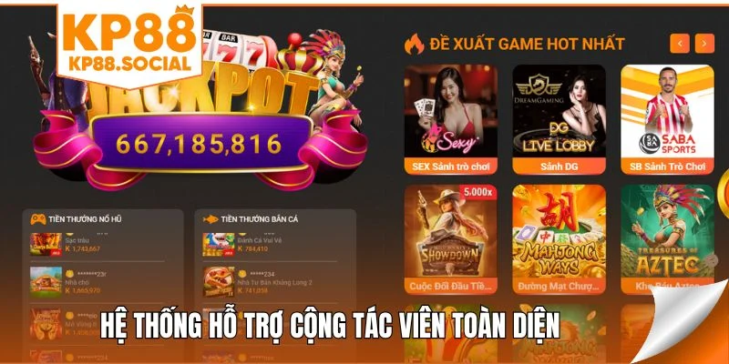 Hệ thống hỗ trợ cộng tác viên toàn diện