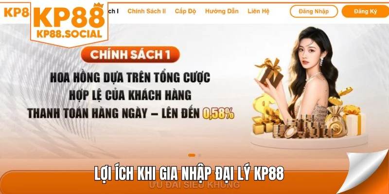 Lợi ích khi gia nhập đại lý KP88