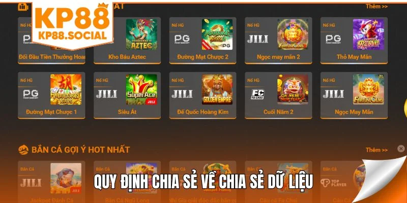 Quy định chia sẻ về chia sẻ dữ liệu