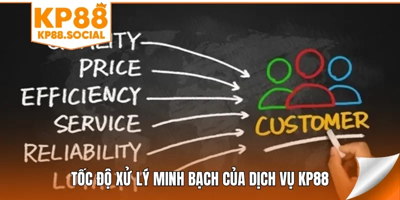 Tốc độ xử lý minh bạch của dịch vụ KP88